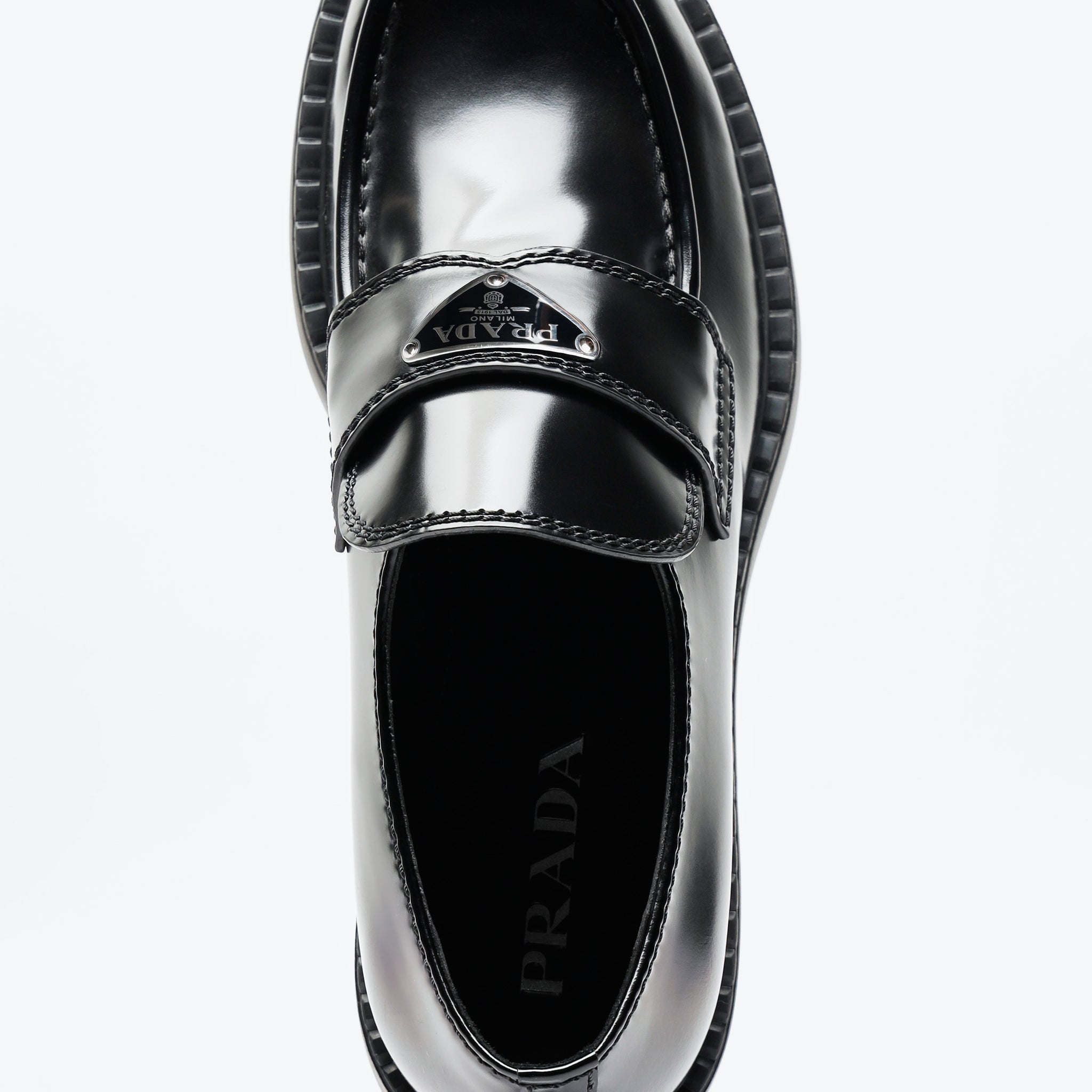 Prada Men Chocolate Loafers