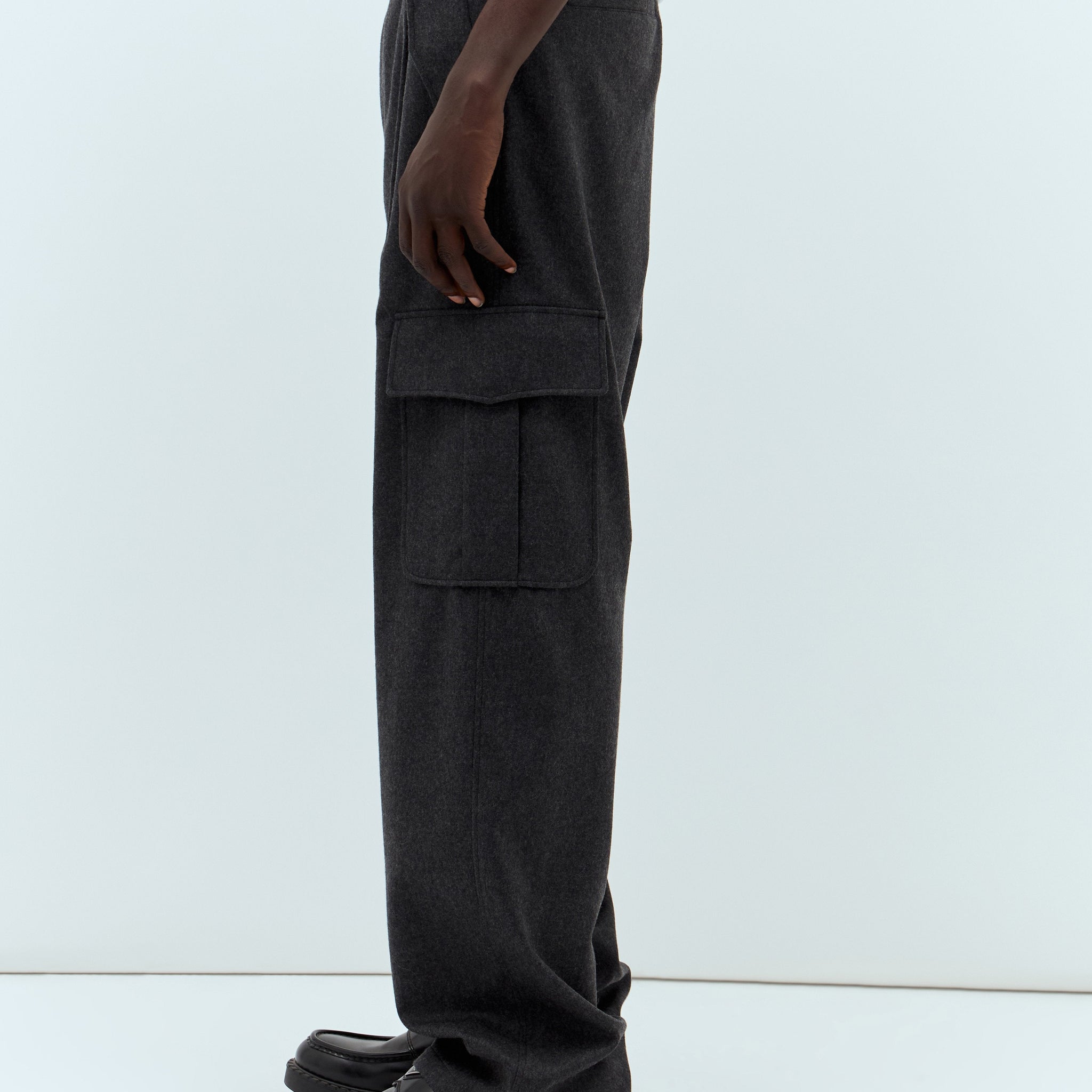 Prada Men Flannel Cargo Pants