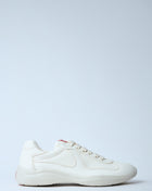 Prada Men Leather Low-Top Sneakers