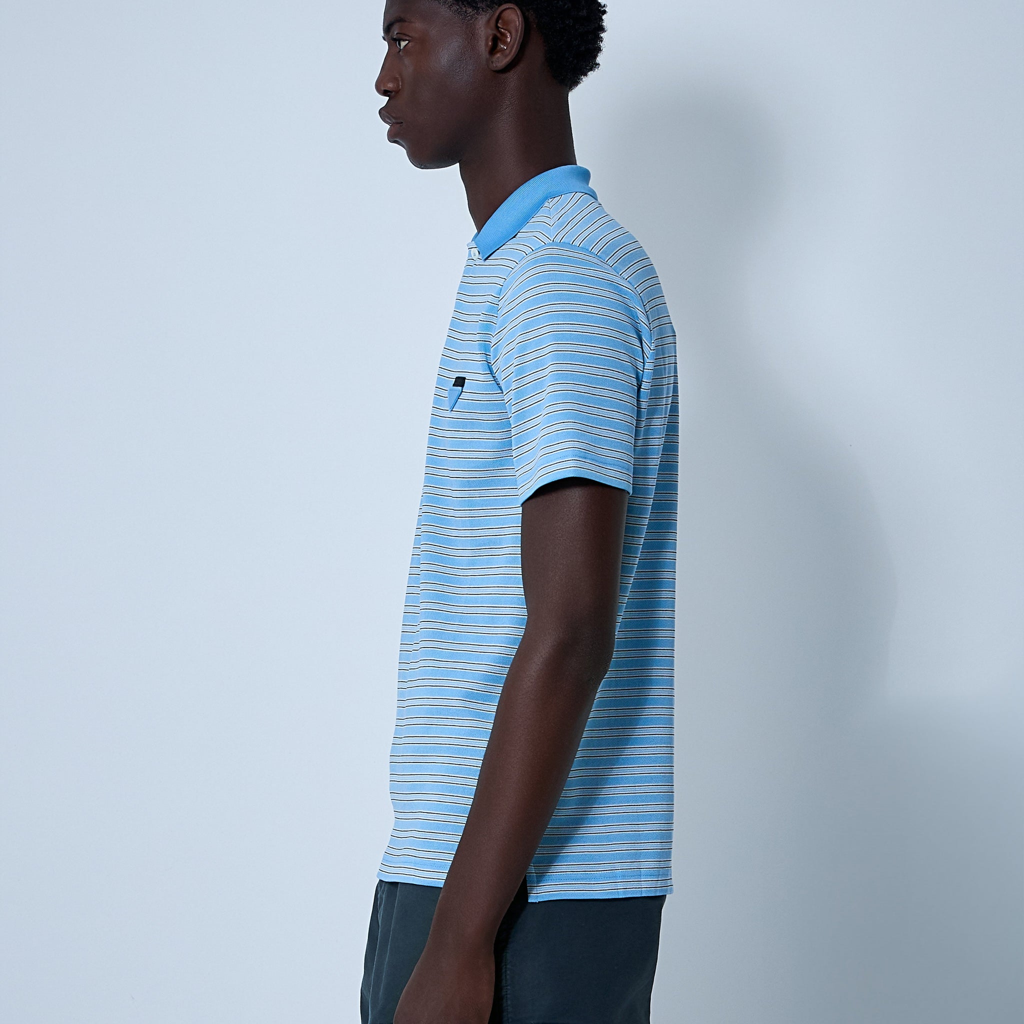 Prada Men Logo Motif Polo Shirt