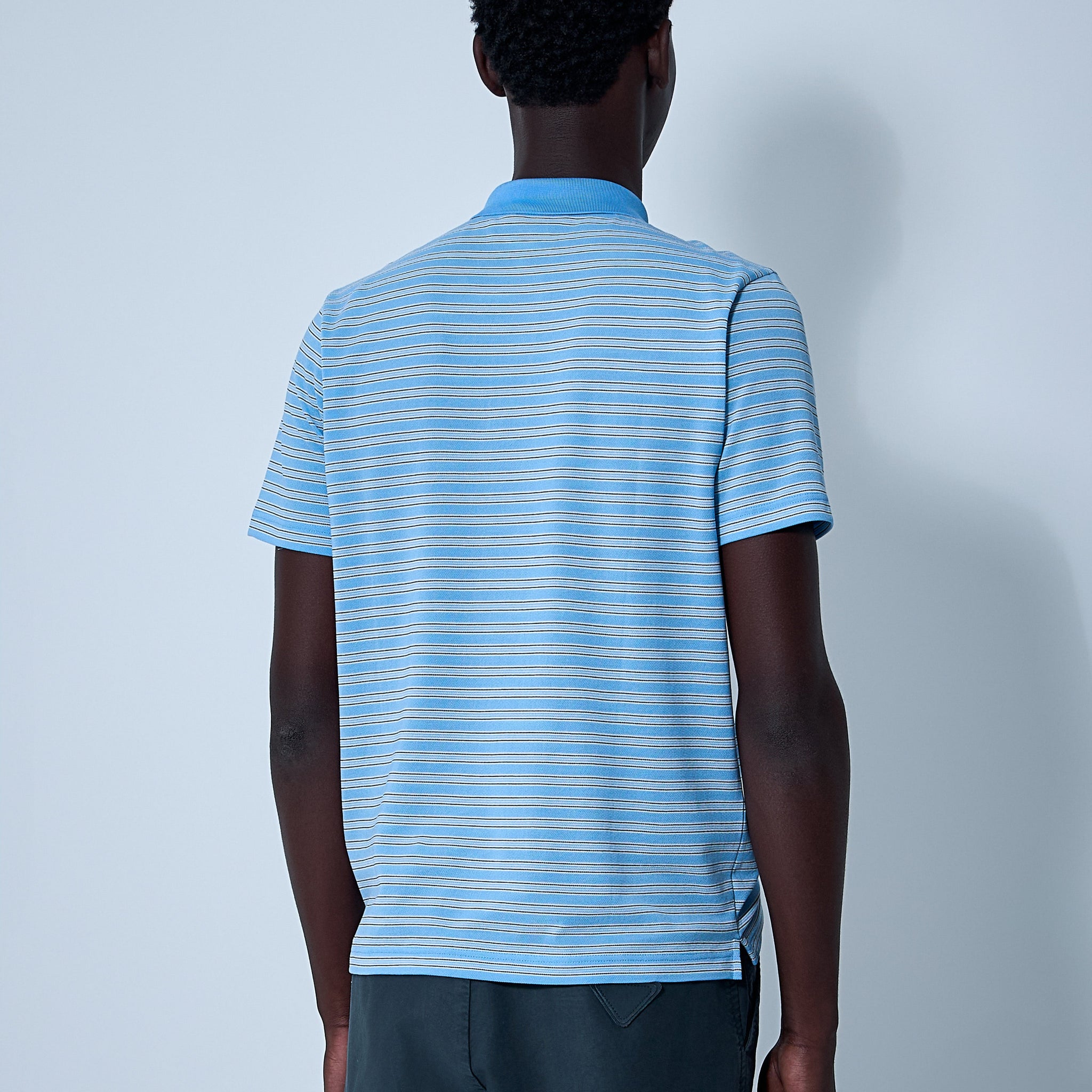 Prada Men Logo Motif Polo Shirt