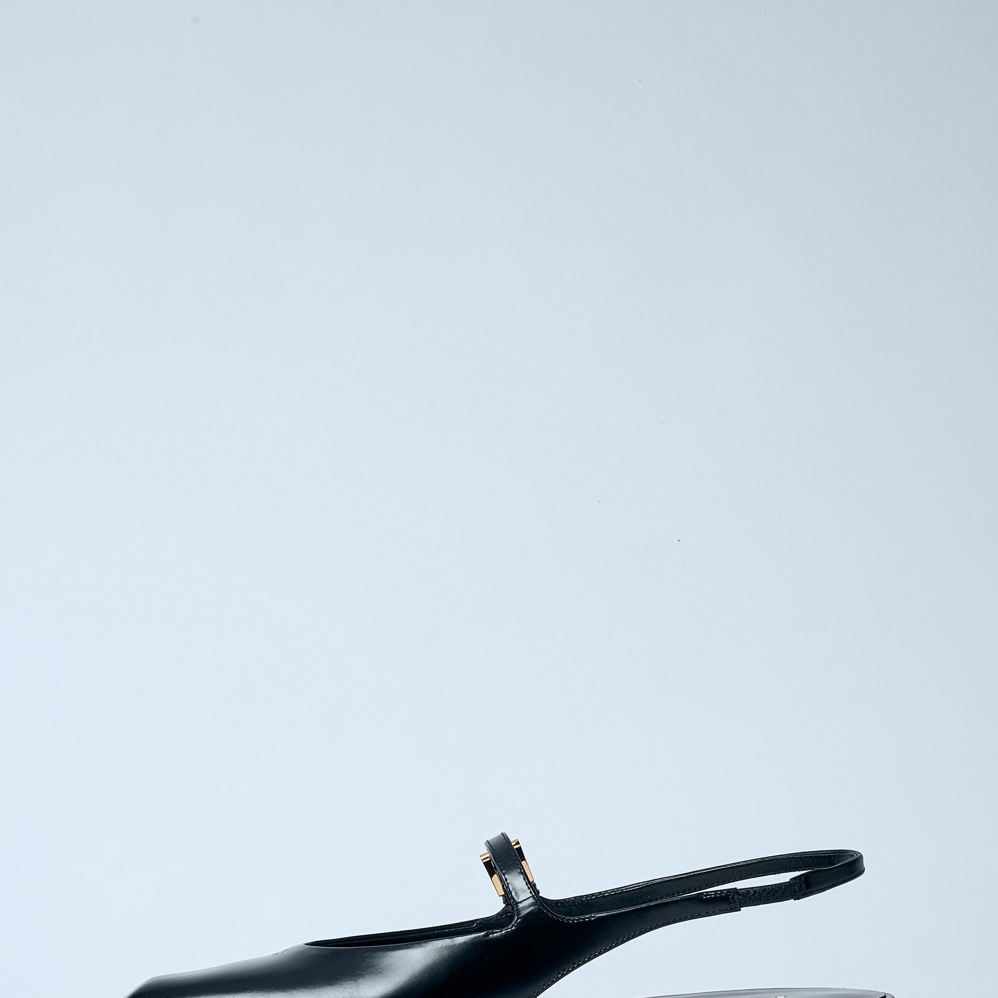 Prada Women Leather Slingback Ballerina Pumps