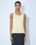 Prada Women Logo Plaque Open- Knit Tank Top