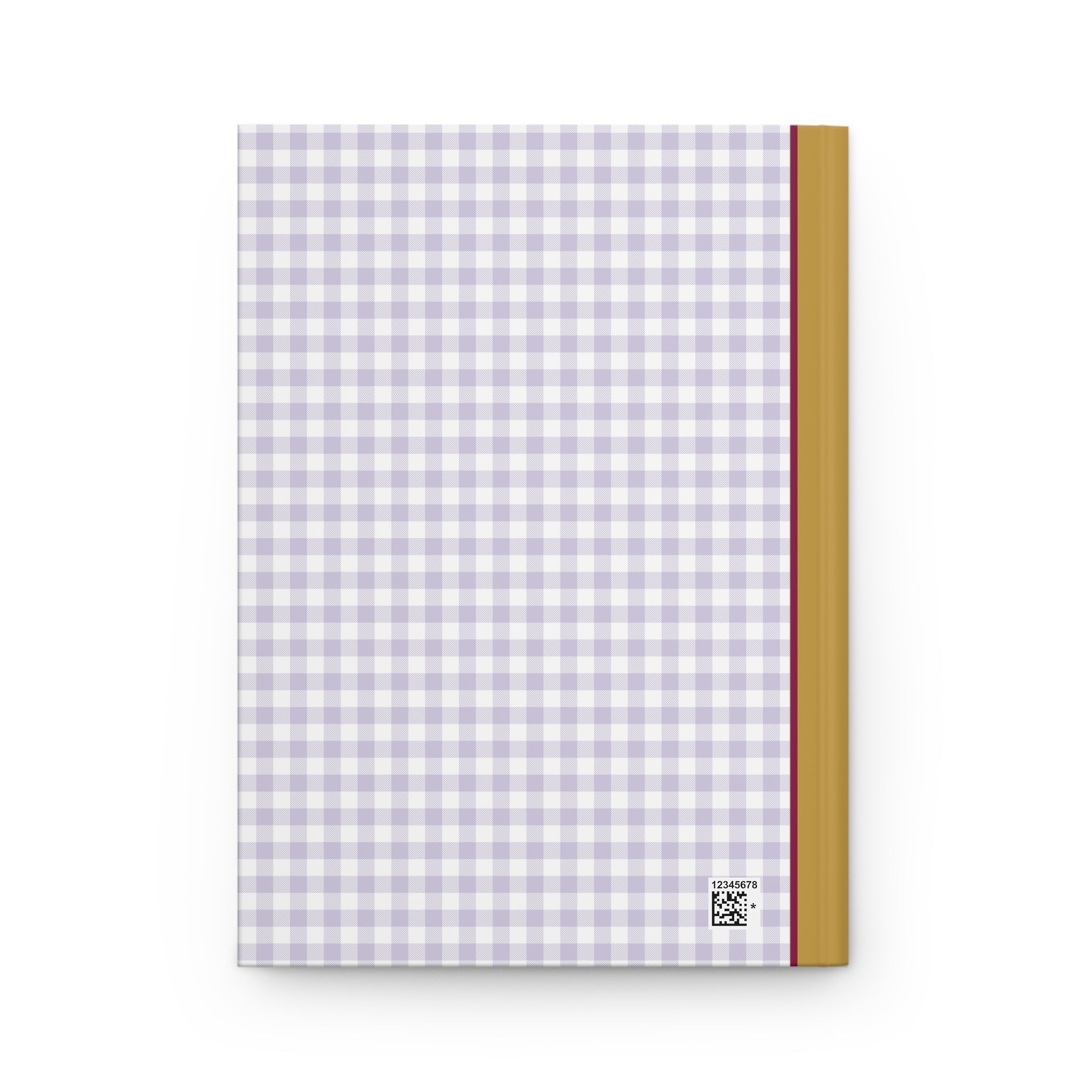 Purple Gingham & Rose Vintage Notebook Journal Paper products Opal and June