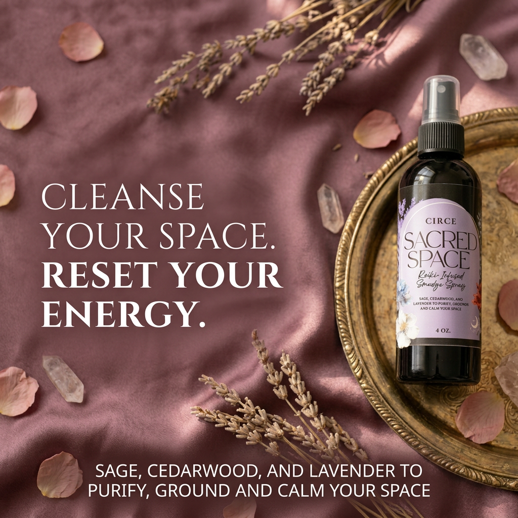 Sacred Space Sage Smudge Spray 4 oz.