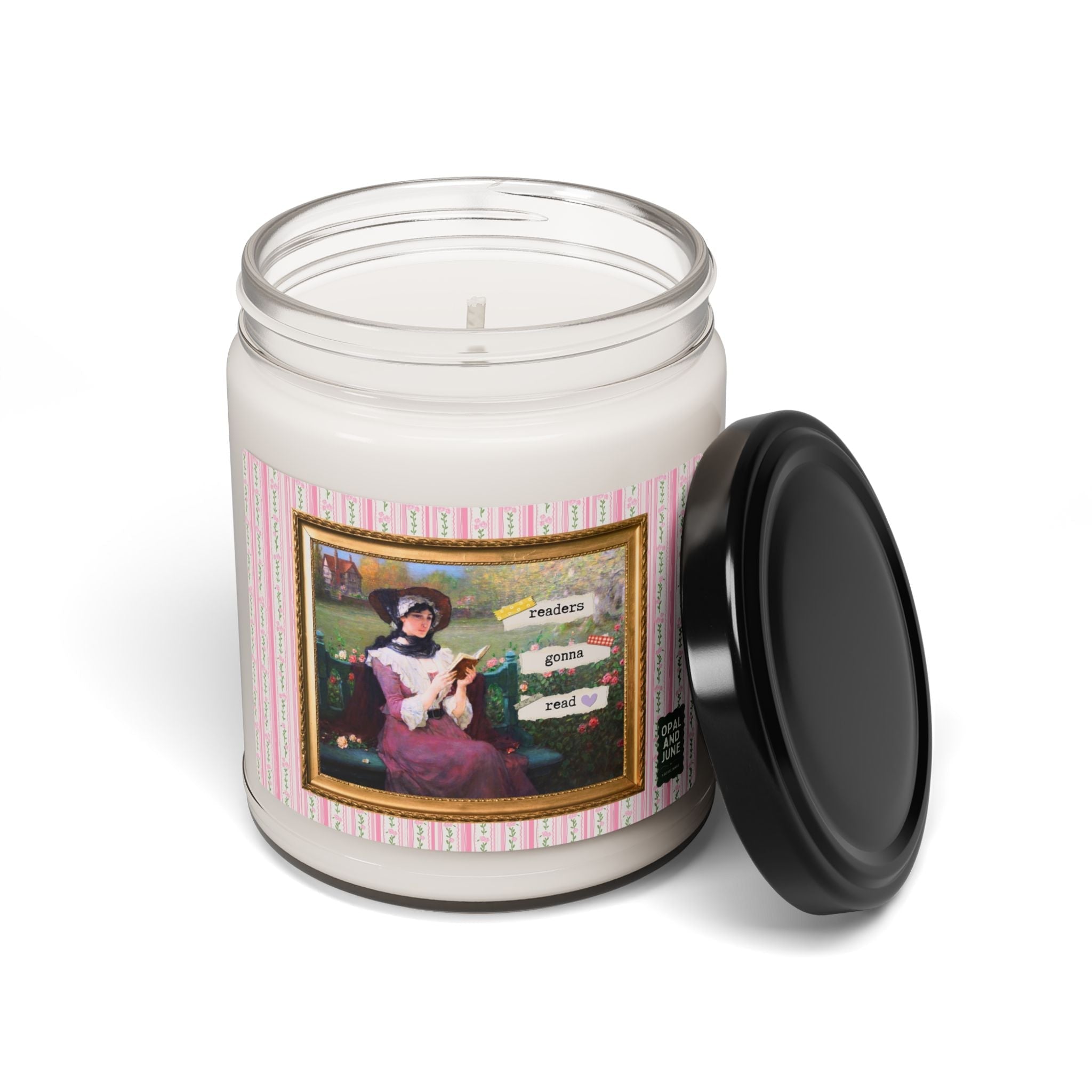 Readers Gonna Read Cute Candle Home Decor Opal and June