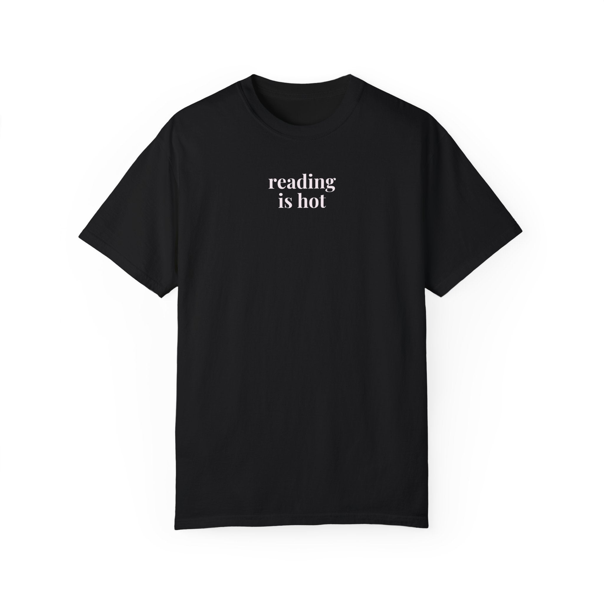Reading is Hot: Bookworm Shirt Black T-Shirt Opal and June