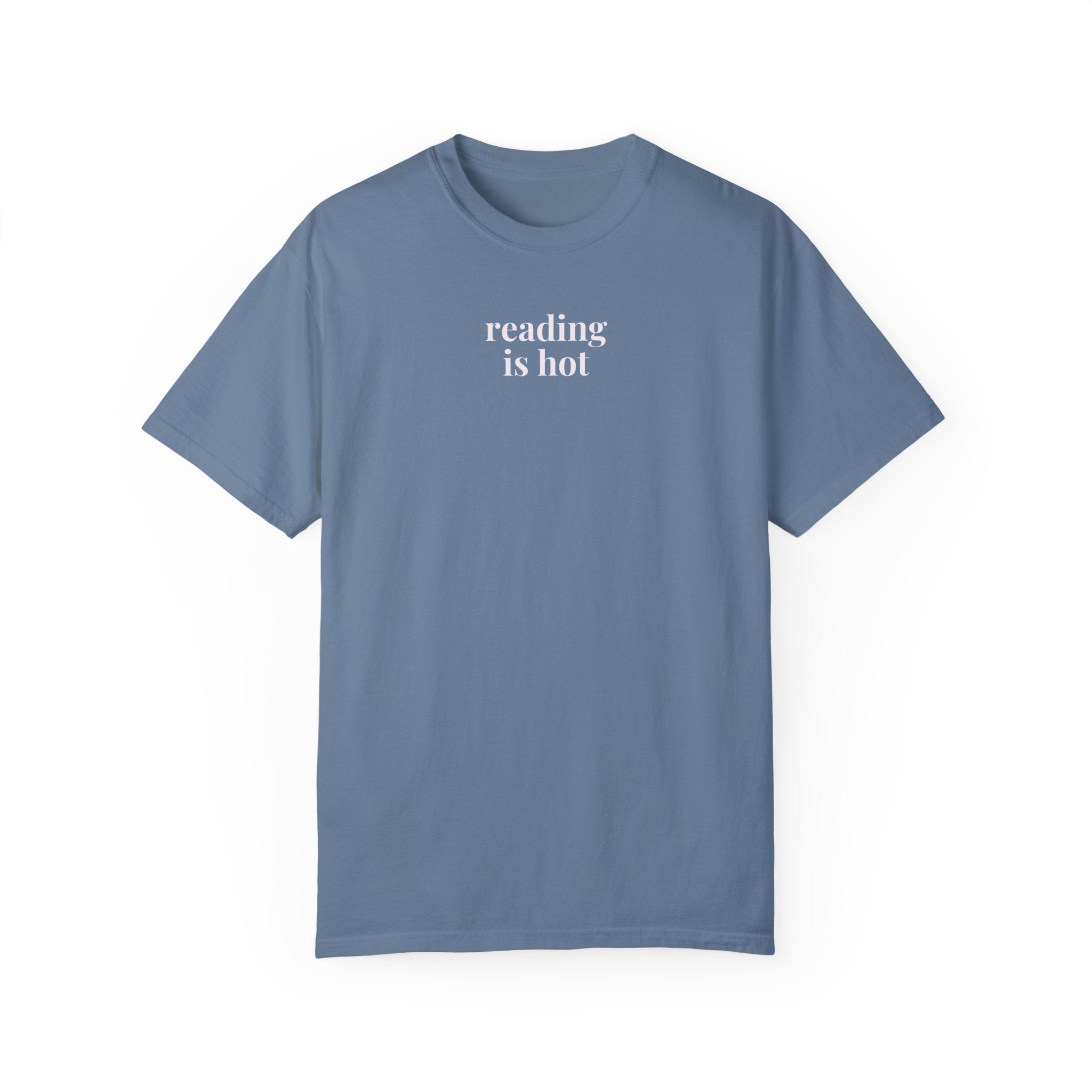 Reading is Hot: Bookworm Shirt Blue Jean T-Shirt Opal and June