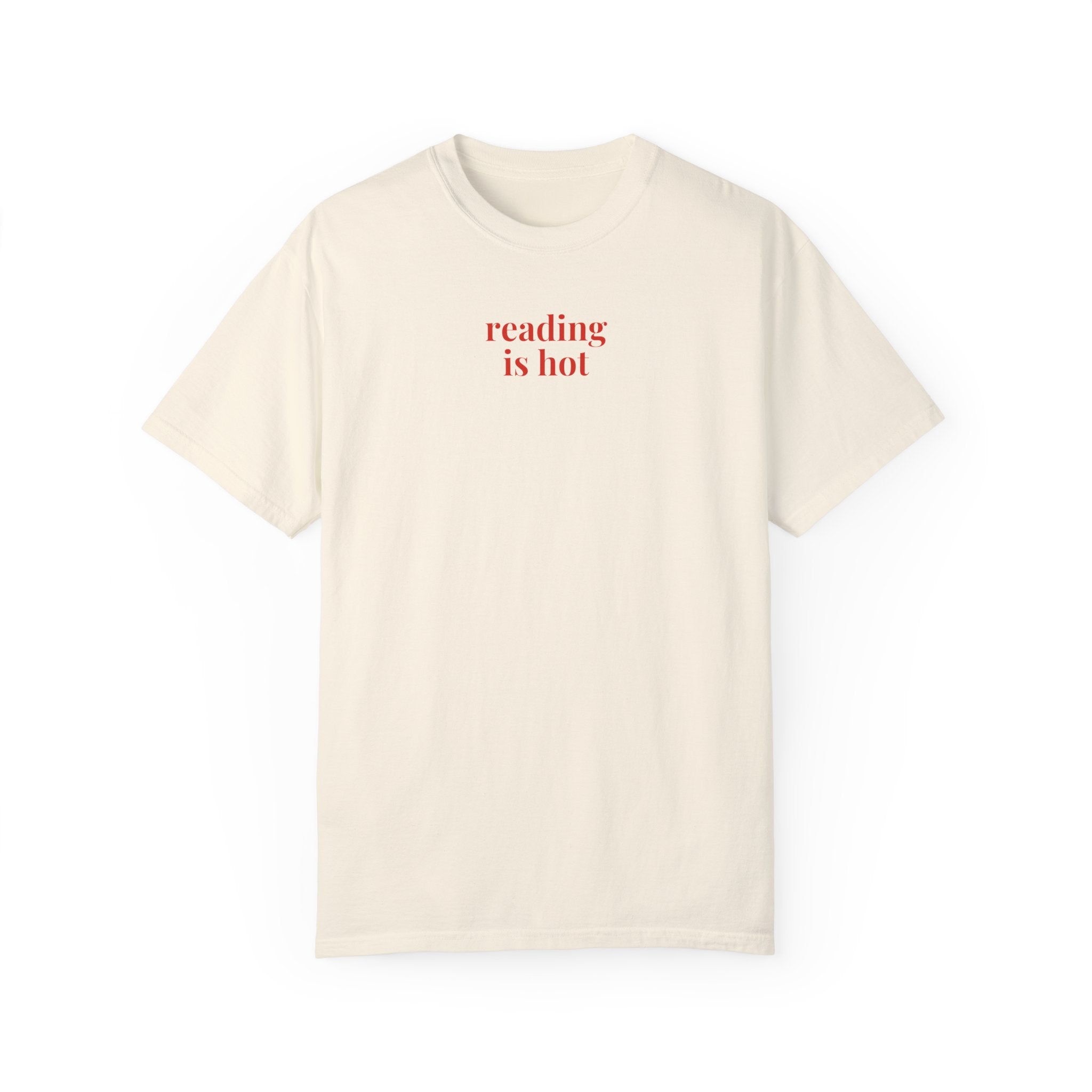 Reading is Hot: Bookworm Shirt Ivory T-Shirt Opal and June