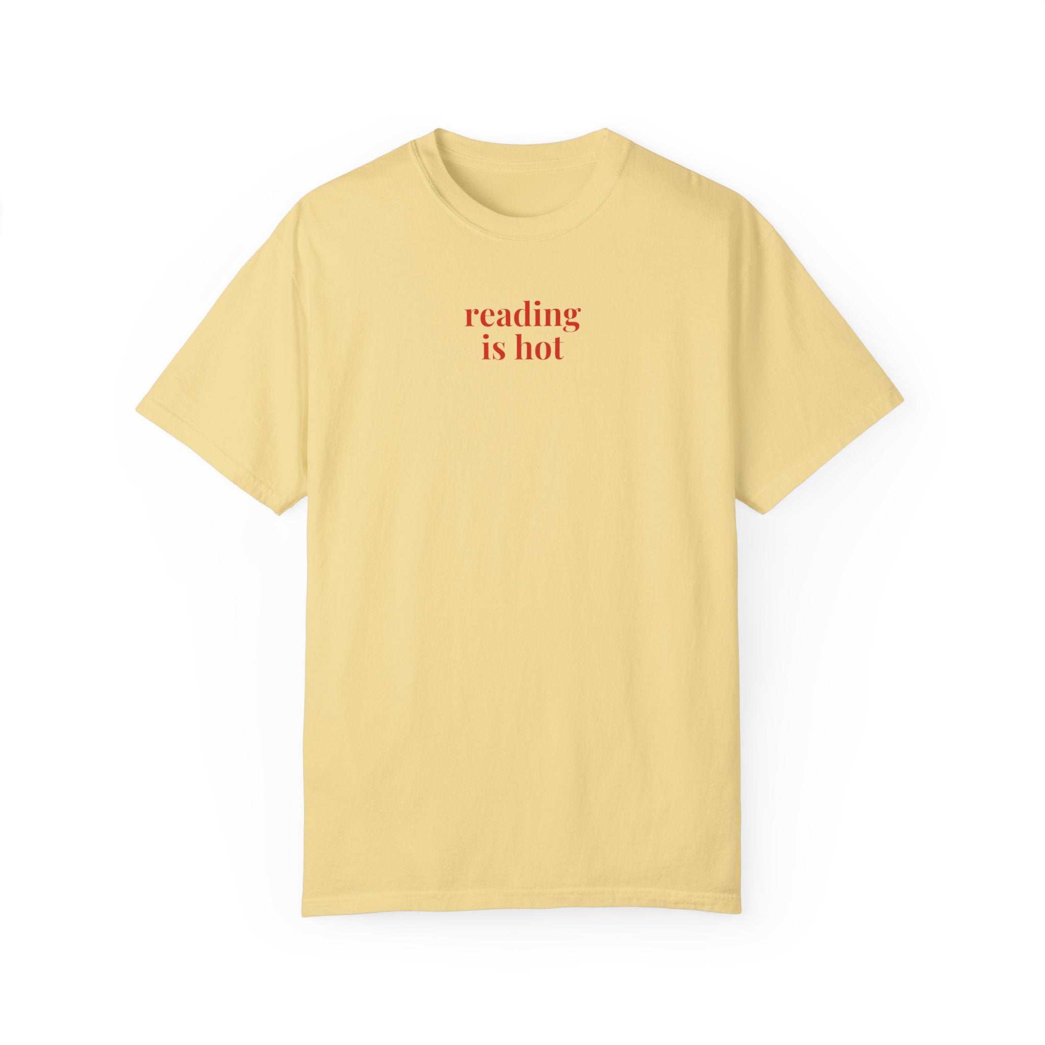 Reading is Hot: Bookworm Shirt Butter T-Shirt Opal and June