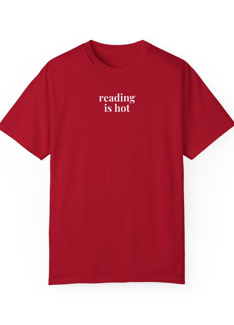 Reading is Hot: Bookworm Shirt Red T-Shirt Opal and June