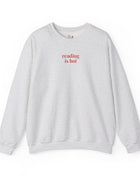Reading is Hot Sweatshirt Ash Sweatshirt Opal and June