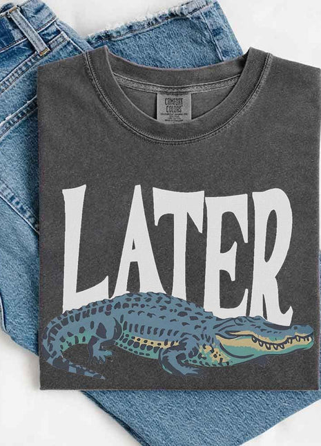 90s Later Gator, Comfort Colors Oversized T-shirt