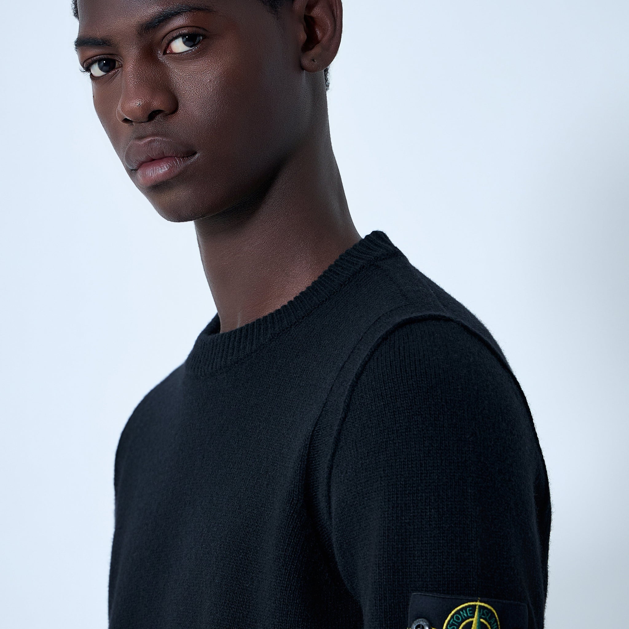Stone Island Men Wool-Blend Sweater