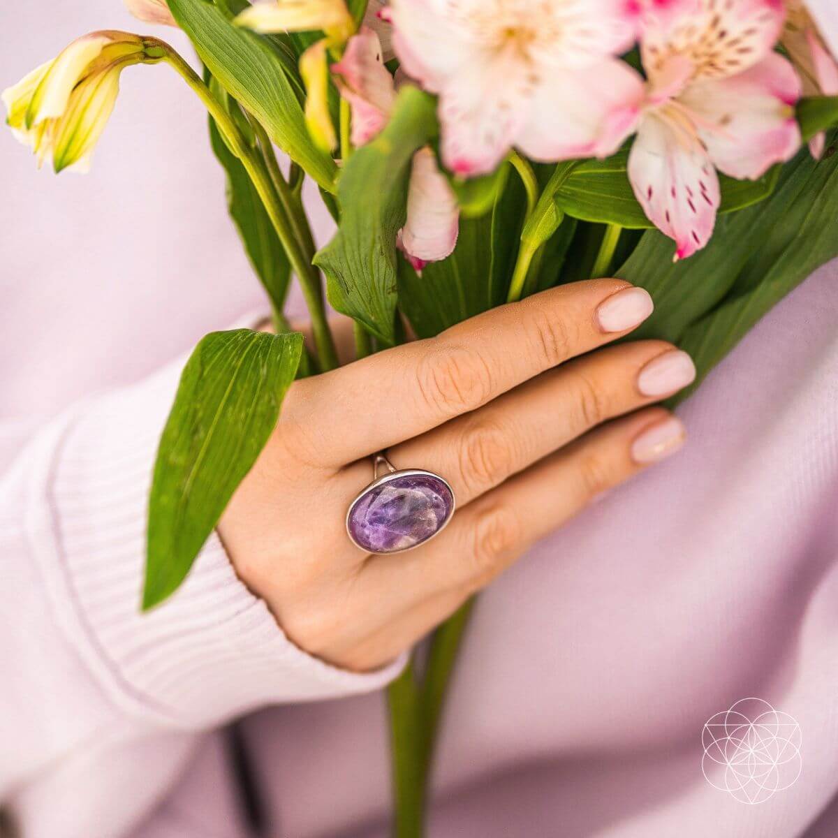 The Visualization Amethyst Ring Ring Conscious Items