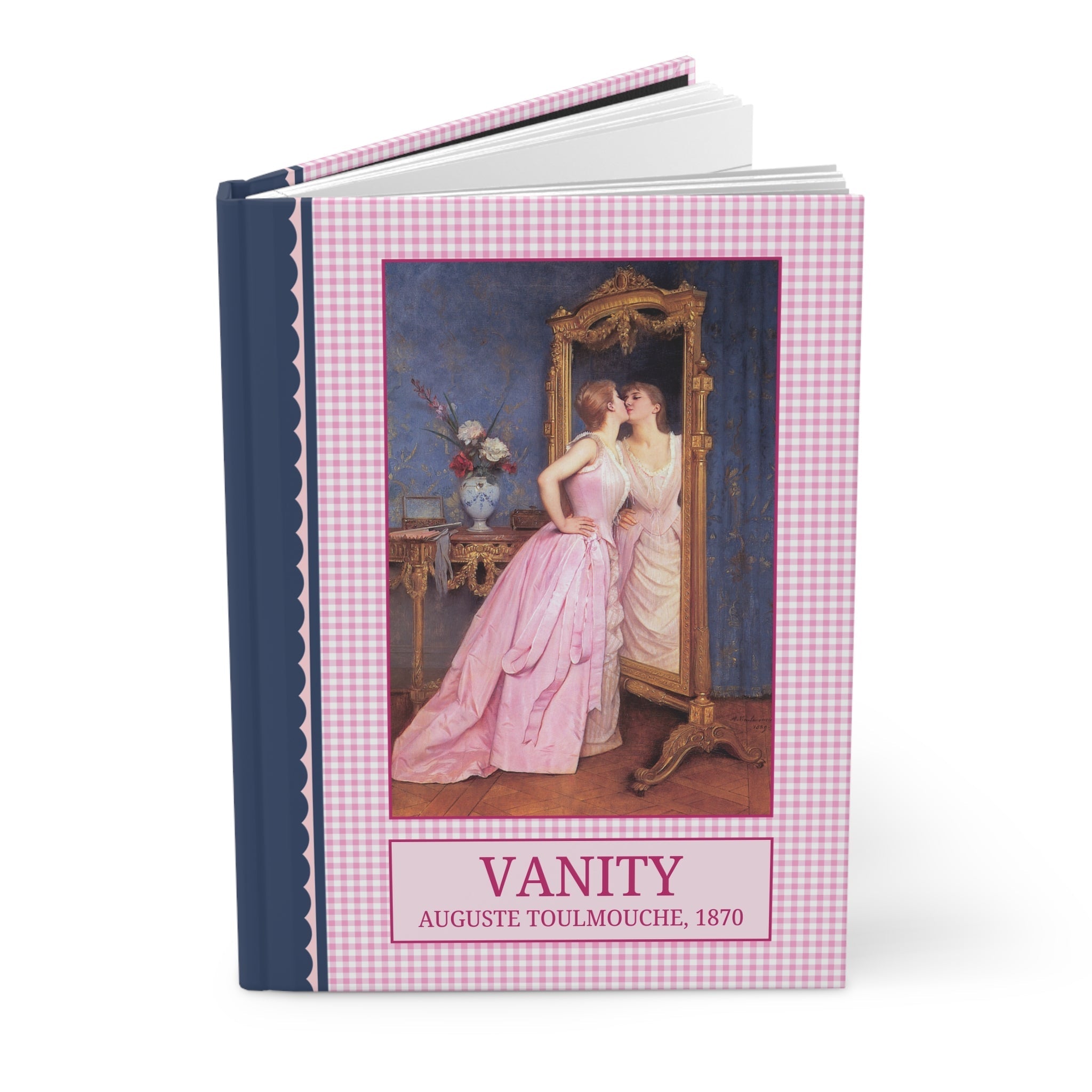 Vanity by Auguste Toulmouche: Floral Art History Self Love Notebook Paper products Opal and June