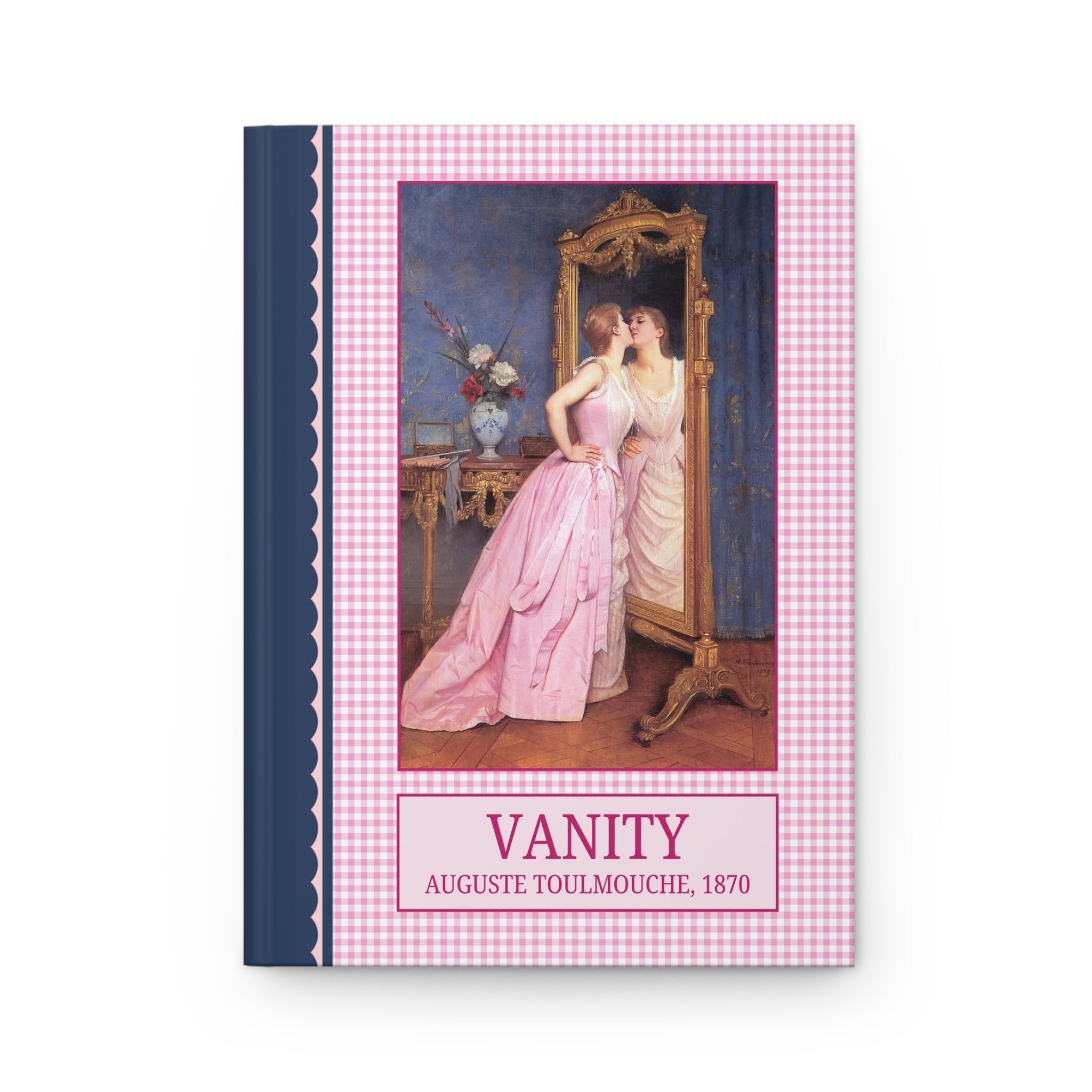 Vanity by Auguste Toulmouche: Floral Art History Self Love Notebook Journal Paper products Opal and June