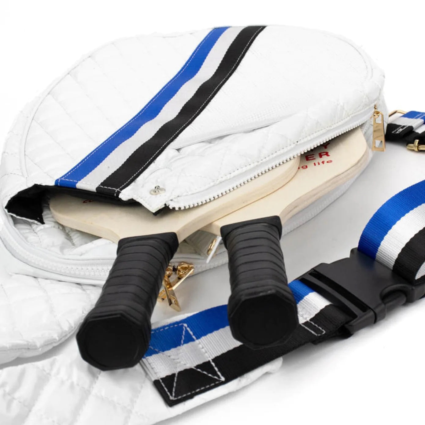 The Brooklyn | Pickleball Puffer Sling Bag Pickleball Bag Babs+Birdie
