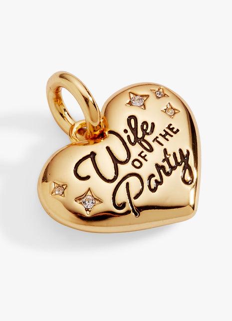‘Wife of the Party’ Heart Charm