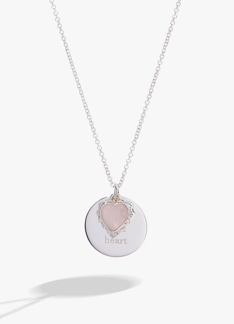 “Wild at Heart” Duo Charm Pendant Necklace