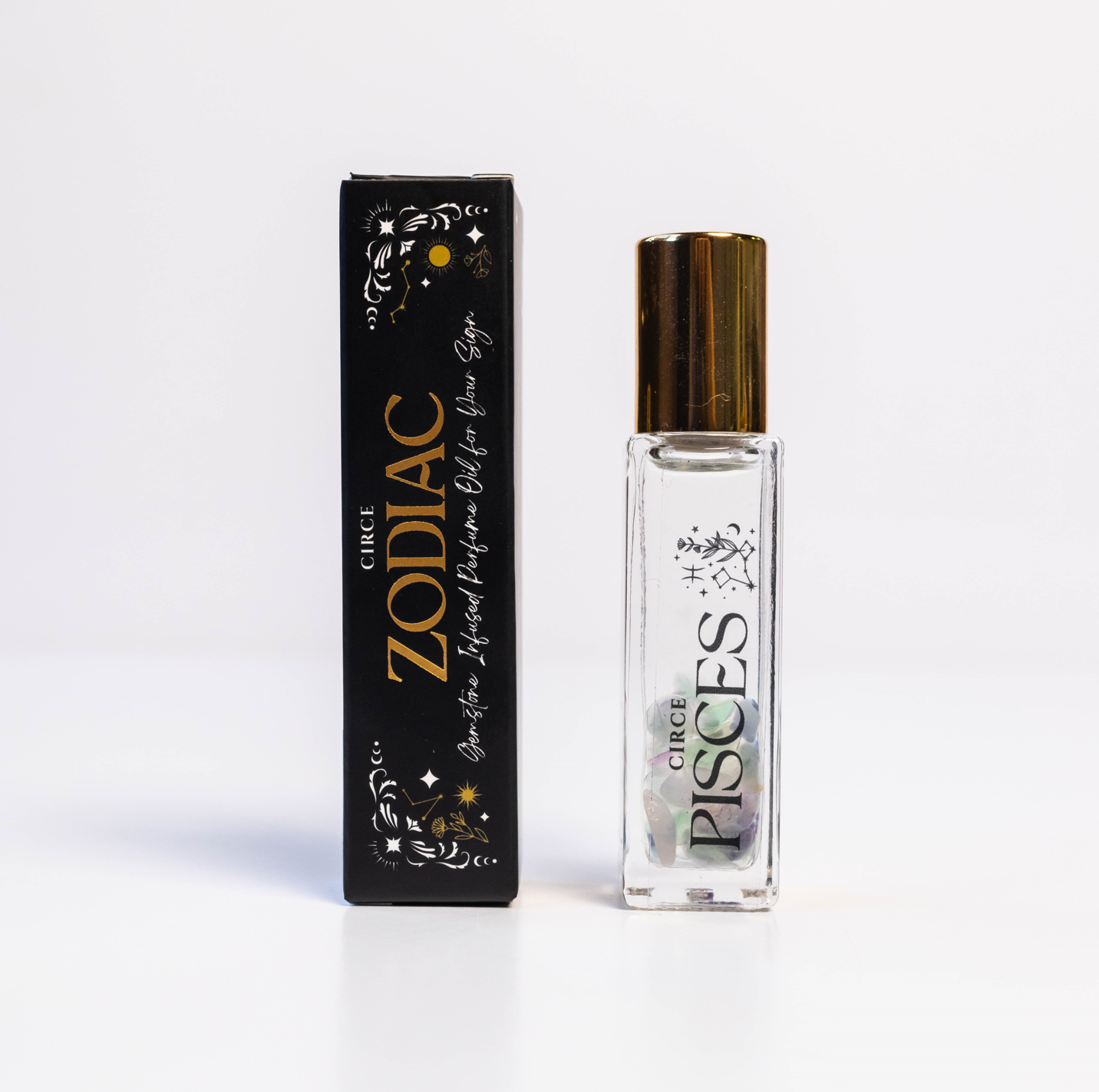 Zodiac Perfume - 12 zodiac gift Gemstone infused PISCES perfume Circe Boutique