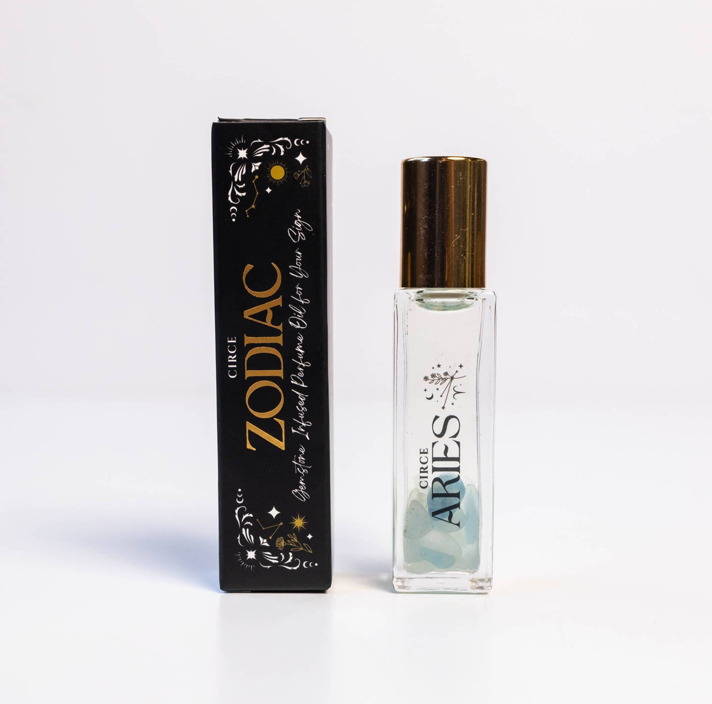Zodiac Perfume - 12 zodiac gift Gemstone infused ARIES perfume Circe Boutique