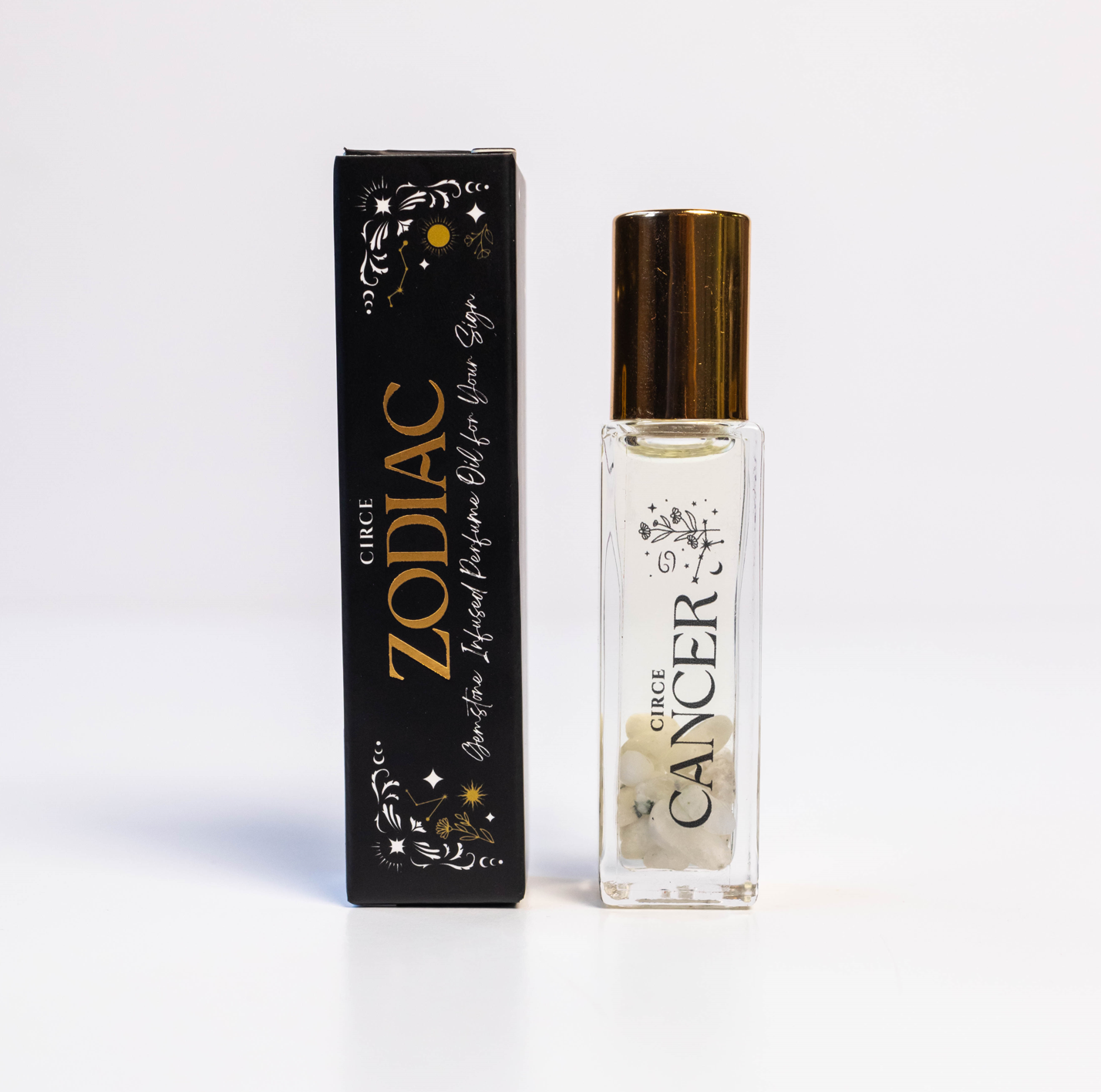 Zodiac Perfume - 12 zodiac gift Gemstone infused CANCER perfume Circe Boutique